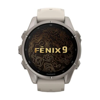 Смарт часовник Garmin Fenix 9 Amoled 43 мм GPS Titanium/French Grey 010-04761-01 - БГ Хоби Спорт